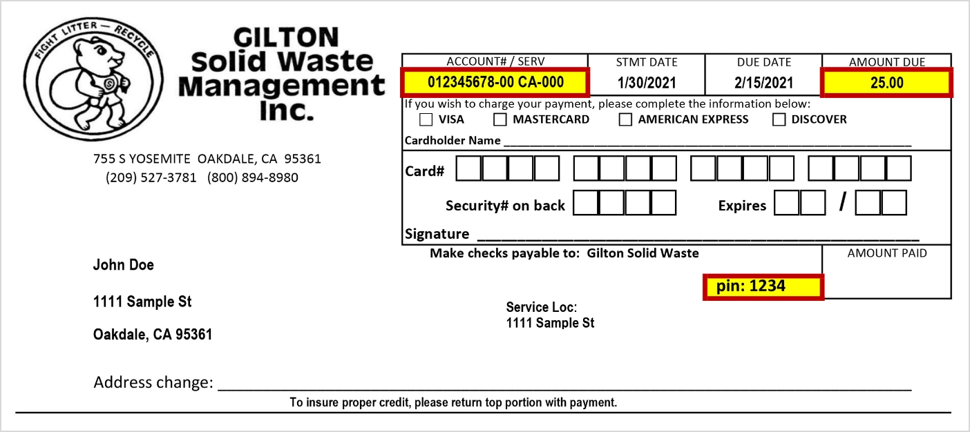 Gilton Solid Waste Management Bill Pay SmartSavingBill